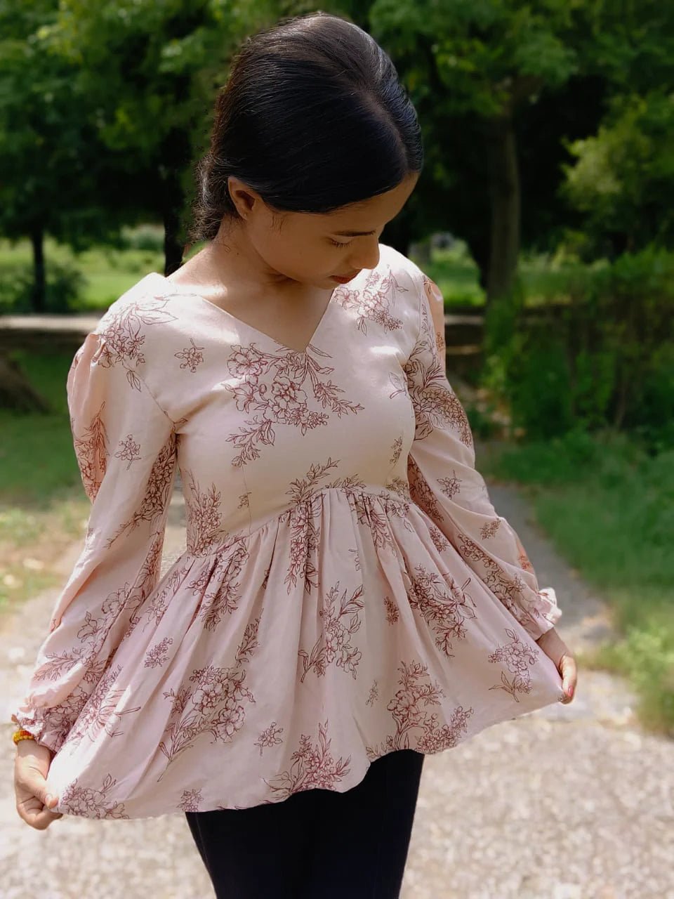 Ella Peplum Top - Peplum Top | Buy Online at Peethpankh