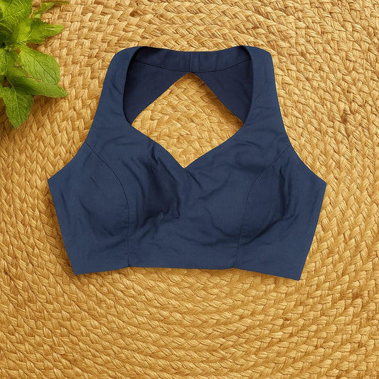 Halter Neck Backless Blouse - blouse | Buy Online at Peethpankh