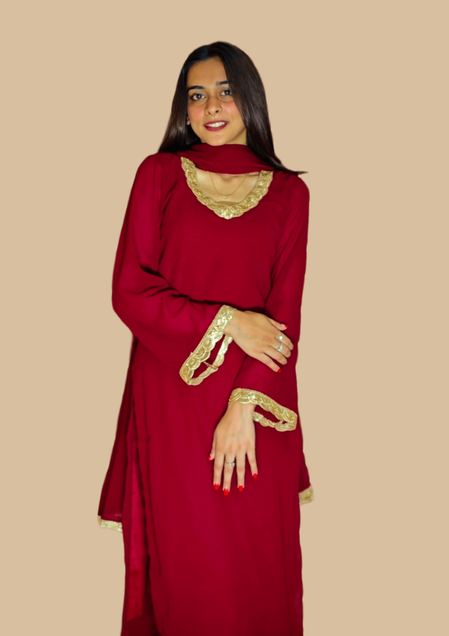 Peethpankh Festive Maroon Kurta Set for Women with Dupatta – Ethnic Wear - kurta set | Buy Online at Peethpankh