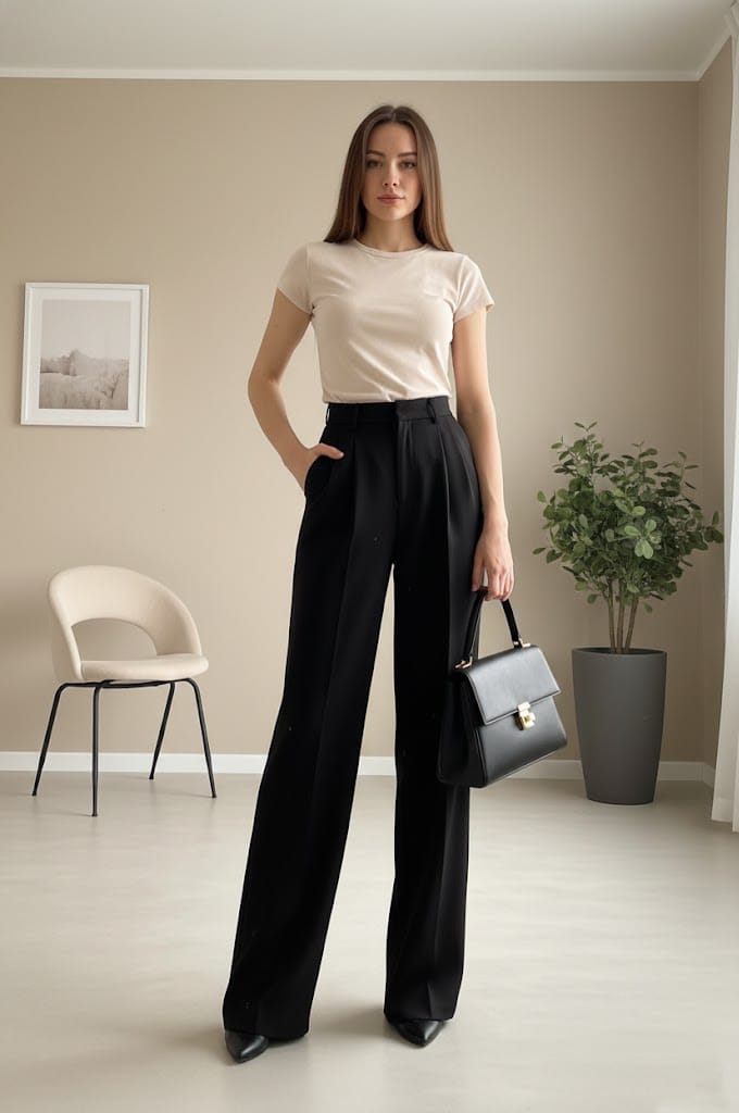 Peethpankh Seoul Fit High - Waist Pants - pent | Buy Online at PEETHPANKH