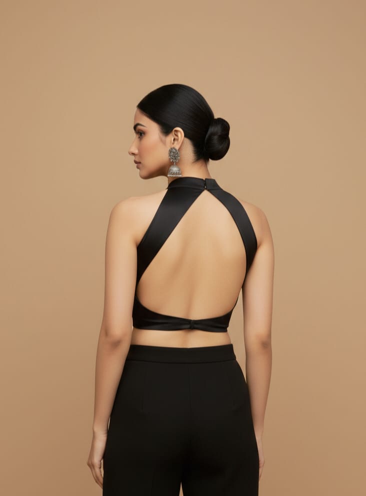 Peethpankh Statement Halter Blouse - blouse | Buy Online at PEETHPANKH