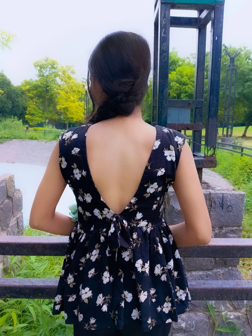 Riva Padded Peplum Top - Peplum Top | Buy Online at Peethpankh